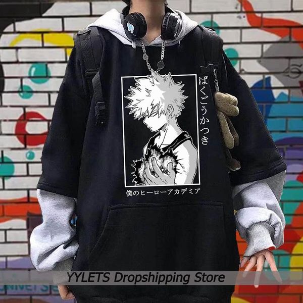 men's hoodies & sweatshirts my hero academia anime graphic print long sleeve hoodie funny bakugou katsuki harajuku sudadera pullover, Black
men's hoodies & sweatshirts my hero academia anime graphic print long sleeve hoodie funny bakugou katsuki harajuku sudadera pullover, Black