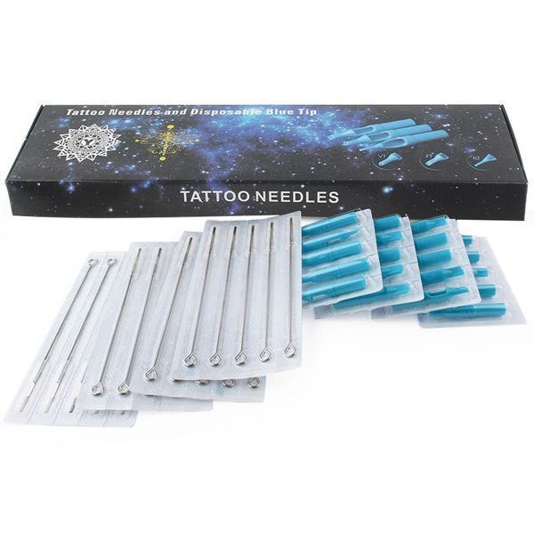 tattoo needles 20pcs stainless steel set with disposable tips tubes sterile nozzle semi-permanent blue
tattoo needles 20pcs stainless steel set with disposable tips tubes sterile nozzle semi-permanent blue