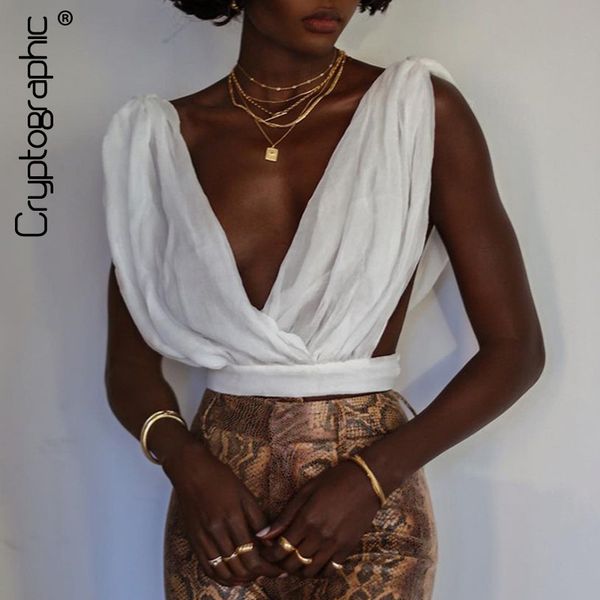 elegant baless deep v-ne blouses women fashion summer club party sleeveless shirts crop short clotheshigh quality, White
elegant baless deep v-ne blouses women fashion summer club party sleeveless shirts crop short clotheshigh quality, White