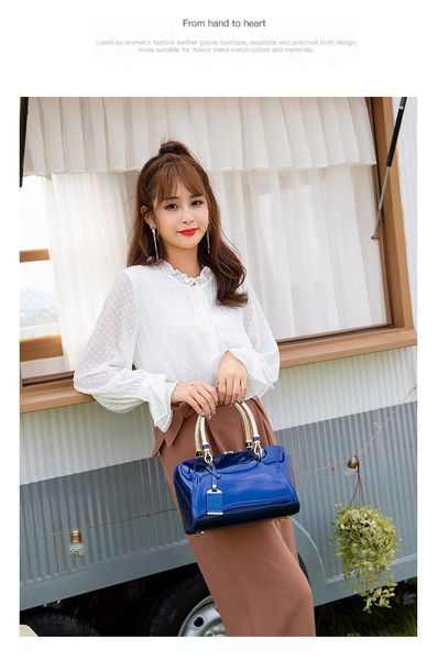 evening bags women's patent leather bag solid color large capacity handbags casual shoulder diagonal purses and luxury designer
evening bags women's patent leather bag solid color large capacity handbags casual shoulder diagonal purses and luxury designer