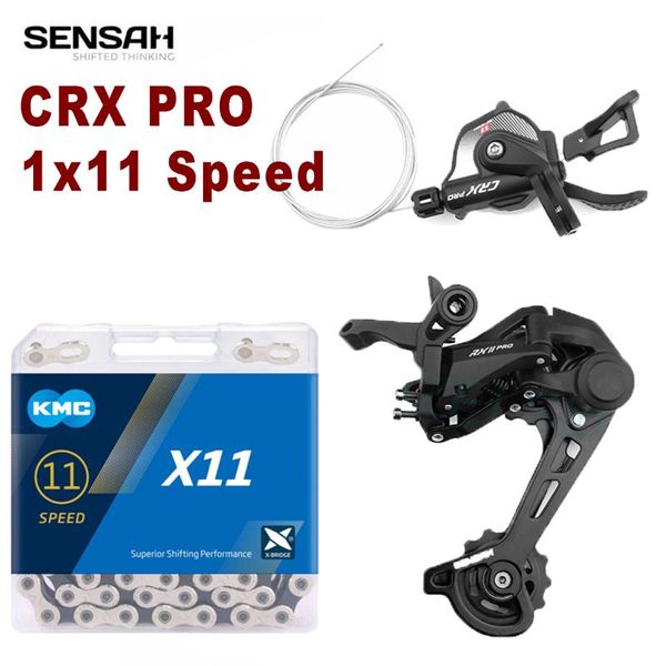 bike derailleurs sensah mtb 1x11 speed groupset crx pro 11s shifter lever 11v derailleur transmision kmc x11 chain compat 40t/42t/46t/50t k7
bike derailleurs sensah mtb 1x11 speed groupset crx pro 11s shifter lever 11v derailleur transmision kmc x11 chain compat 40t/42t/46t/50t k7