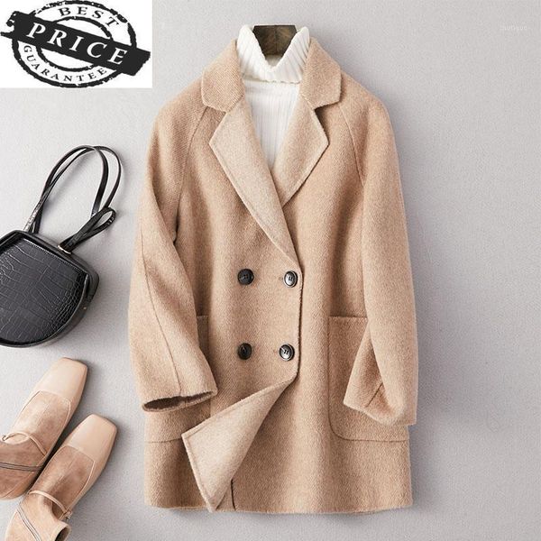winter coat elegant women abrigo mujer 2021 korean slim 20% wool coats female ladies cashmere woolen jacket hiver 12110 women's & blend, Black
winter coat elegant women abrigo mujer 2021 korean slim 20% wool coats female ladies cashmere woolen jacket hiver 12110 women's & blend, Black