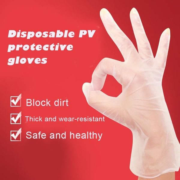 disposable gloves 100pcs/box vinyl transparent kitchen dishwash household garden cleaning cocina drop-v12
disposable gloves 100pcs/box vinyl transparent kitchen dishwash household garden cleaning cocina drop-v12