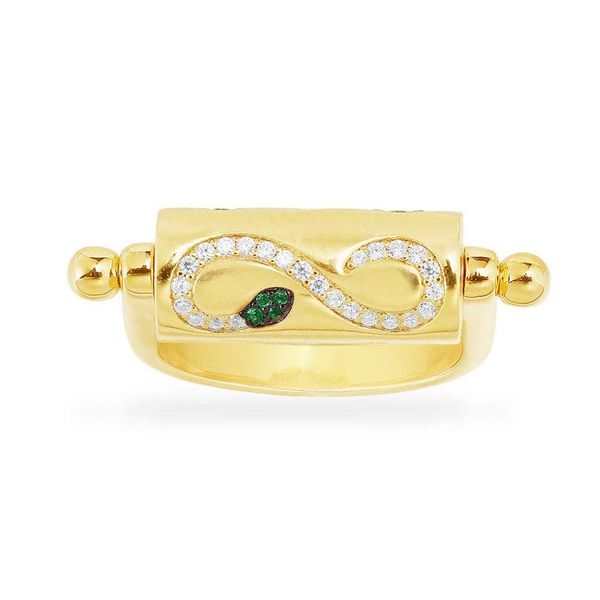 cluster rings sljely real 925 sterling silver yellow gold color serpent and stars multi patterned rotatable finger ring for wom, Golden;silver
cluster rings sljely real 925 sterling silver yellow gold color serpent and stars multi patterned rotatable finger ring for wom, Golden;silver