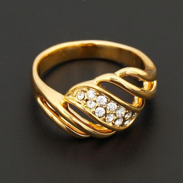 wedding rings 24k gold color ring engagement fashion crystal jewelry, Slivery;golden
wedding rings 24k gold color ring engagement fashion crystal jewelry, Slivery;golden