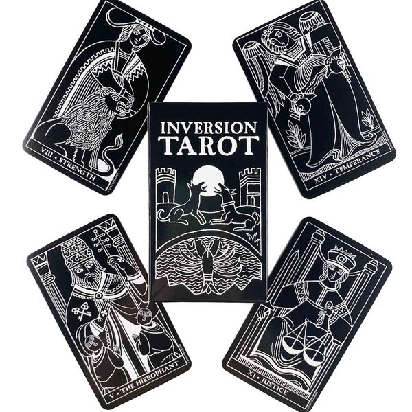 inversion tarot deck leisure party table game fortune-telling prophecy oracles cards with guide book
inversion tarot deck leisure party table game fortune-telling prophecy oracles cards with guide book