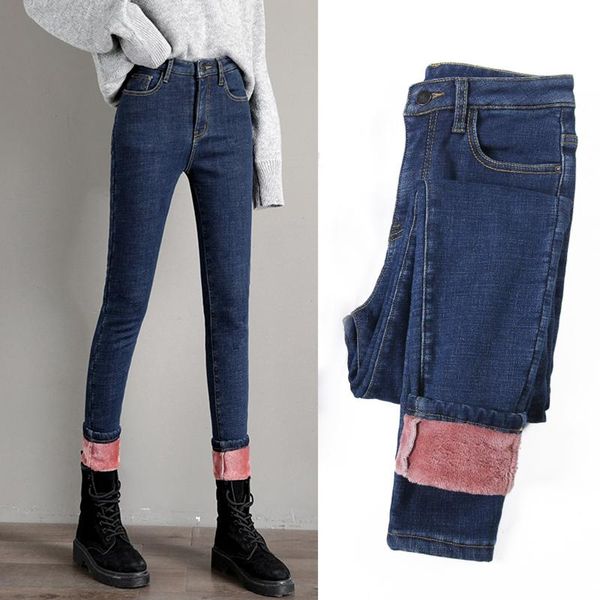 ly women's fleece lined jeans warm stretchy skinny pants high waist trousers s66 running, Black;blue
ly women's fleece lined jeans warm stretchy skinny pants high waist trousers s66 running, Black;blue