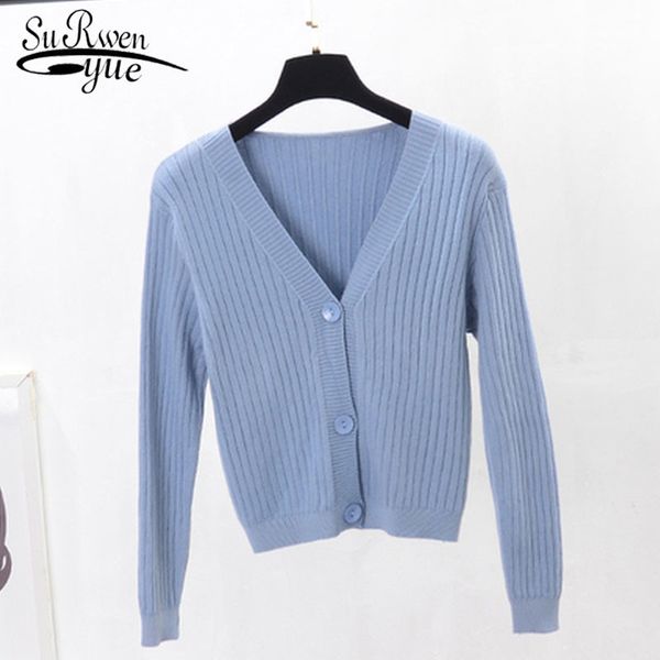 v-neck knitted sweater solid women autumn long sleeve korean cardigan office lady clothes short loose coat 10645 210510, White
v-neck knitted sweater solid women autumn long sleeve korean cardigan office lady clothes short loose coat 10645 210510, White