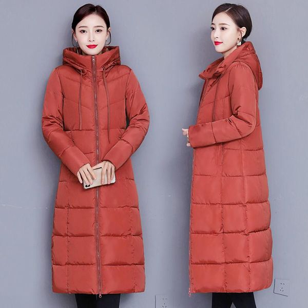 women's down & parkas 2021 winter thick warm hooded women fashion thicken long coats elegant zipper cotton-padded jackets female plus s, Black
women's down & parkas 2021 winter thick warm hooded women fashion thicken long coats elegant zipper cotton-padded jackets female plus s, Black