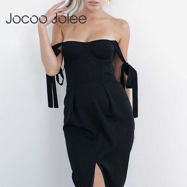 jocoo jolee women lace up split backless off shoulder summer sleeveless solid bandage skinny elegant party long dress club 210619, Black;gray
jocoo jolee women lace up split backless off shoulder summer sleeveless solid bandage skinny elegant party long dress club 210619, Black;gray