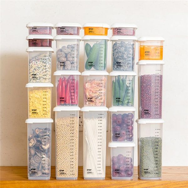 storage bottles & jars 1pc plastic cereal dispenser box transparent food canister keep fresh nice bottle #3d07
storage bottles & jars 1pc plastic cereal dispenser box transparent food canister keep fresh nice bottle #3d07