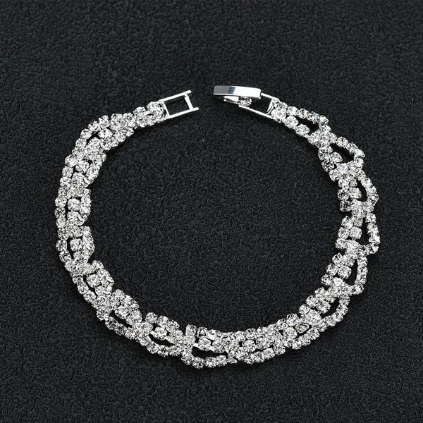 charm bracelets allme stylish full shinning rhinestone for women ladies intertwine geometric unusual accessories, Golden;silver
charm bracelets allme stylish full shinning rhinestone for women ladies intertwine geometric unusual accessories, Golden;silver