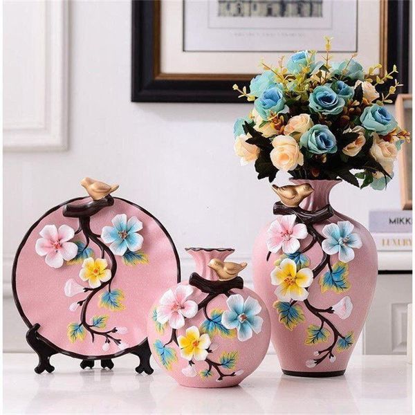 vases 3pcs/set 3d emboss painting ceramic vase dried flowers arrangement wobble plate living room entrance home decorations r1846
vases 3pcs/set 3d emboss painting ceramic vase dried flowers arrangement wobble plate living room entrance home decorations r1846