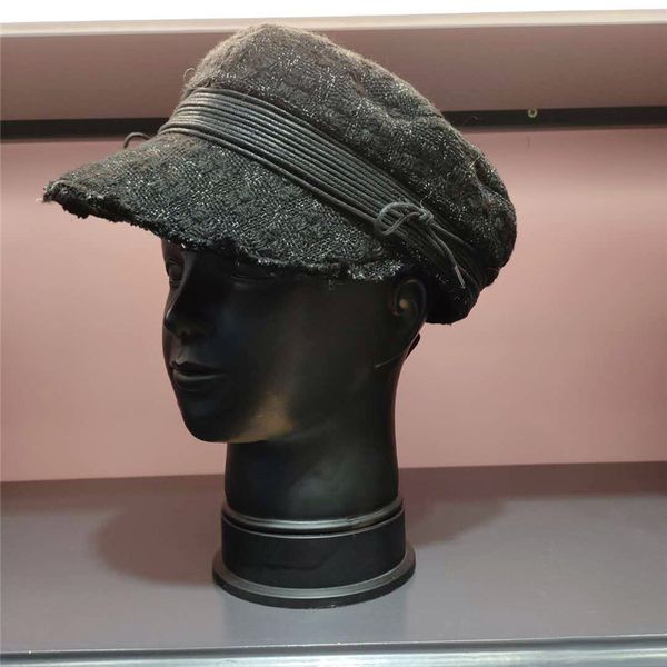 women's autumn and winter navy hat small fragrance coarse woollen flat hat versatile cap, Yellow
women's autumn and winter navy hat small fragrance coarse woollen flat hat versatile cap, Yellow