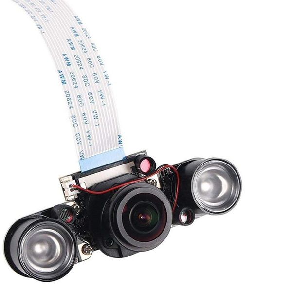 webcams infrared night 5mp camera module with 175 degree wide angle fisheyes lens +2pcs backlight for raspberry pi 2/3/b+
webcams infrared night 5mp camera module with 175 degree wide angle fisheyes lens +2pcs backlight for raspberry pi 2/3/b+