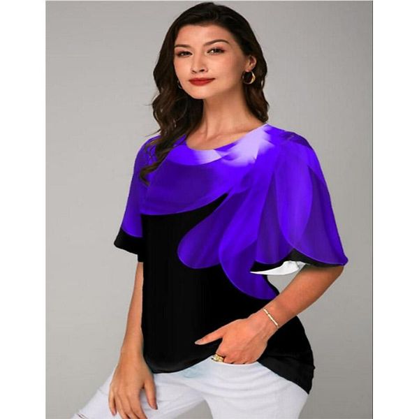 women's blouses & shirts plus size blouse print graphic prints large round neck half sleeve big, White
women's blouses & shirts plus size blouse print graphic prints large round neck half sleeve big, White