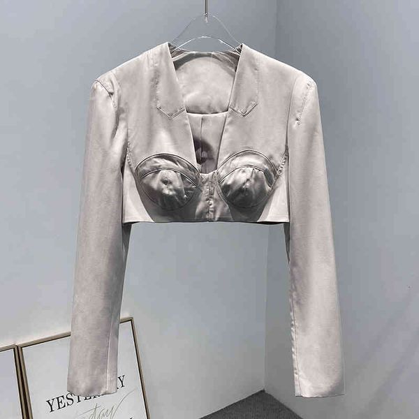 temperament casual two piece set for women v neck long sleeve blazer patchwork mesh skirts female sets 2021 spring, White
temperament casual two piece set for women v neck long sleeve blazer patchwork mesh skirts female sets 2021 spring, White