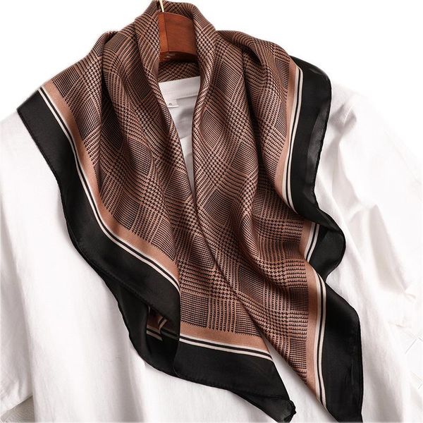 women fashion square scarf print silk scarves and wrap ladies retro spring summer office hair neck foulard, Blue;gray
women fashion square scarf print silk scarves and wrap ladies retro spring summer office hair neck foulard, Blue;gray