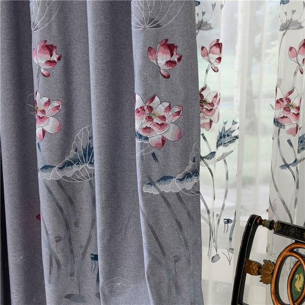 curtain & drapes modern luxury grey lotus embroidered curtains for living room windows villa bedroom el kitchen
curtain & drapes modern luxury grey lotus embroidered curtains for living room windows villa bedroom el kitchen