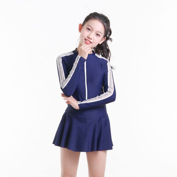 haixi lanjing girls' swimsuit for children aged 10-15 korean sunscreen spring swimsuit, White;black
haixi lanjing girls' swimsuit for children aged 10-15 korean sunscreen spring swimsuit, White;black