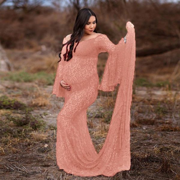 maternity dress pregnant women wedding pography maxi pographs taken props for women's clothes dresses, White
maternity dress pregnant women wedding pography maxi pographs taken props for women's clothes dresses, White