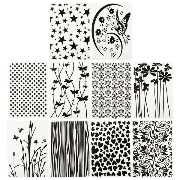 10pcs embossing folder diy cards paper craft scrapbooking decoration templates tools
10pcs embossing folder diy cards paper craft scrapbooking decoration templates tools