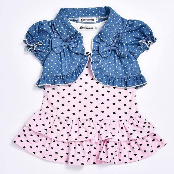 selling baby girl clothes: sleeveless dress with small heart+ short cardigan/ design girl's dresses1, Red;yellow
selling baby girl clothes: sleeveless dress with small heart+ short cardigan/ design girl's dresses1, Red;yellow
