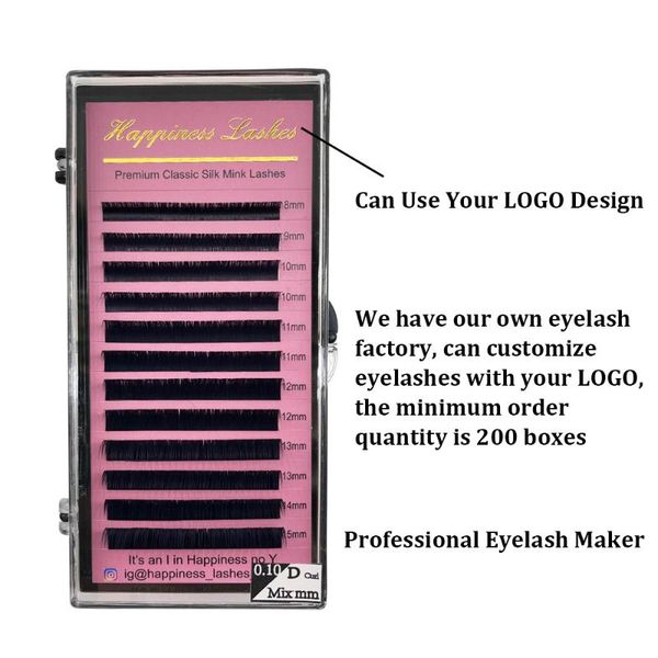 individual classic premium makeup natural silk soft eyelash extension eye lashes factory customize with your logo design false eyelashe
individual classic premium makeup natural silk soft eyelash extension eye lashes factory customize with your logo design false eyelashe