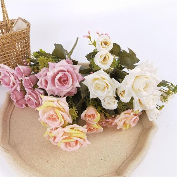 decorative flowers & wreaths 1pc fashion artificial rose retro silk diy fake wedding home decoration christmas accessories
decorative flowers & wreaths 1pc fashion artificial rose retro silk diy fake wedding home decoration christmas accessories