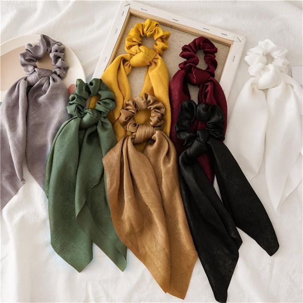 7color women solid color satin hair bow scrunchies ring ties rubber bands scarf ponytail holder girls accessories1
7color women solid color satin hair bow scrunchies ring ties rubber bands scarf ponytail holder girls accessories1