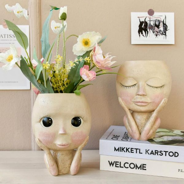 planters & pots nordic art human head vase face flower pot doll design resin cute home decor succulents planter shape
planters & pots nordic art human head vase face flower pot doll design resin cute home decor succulents planter shape