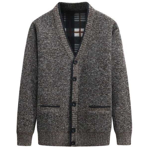 men's sweaters 2021 autumn and winter wear v-neck casual loose cardigan sweater, White;black
men's sweaters 2021 autumn and winter wear v-neck casual loose cardigan sweater, White;black