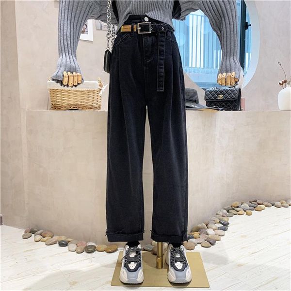 women's jeans niche design clothing 2021 autumn straight loose high-waisted slim versatile wide-leg trousers pants, Blue
women's jeans niche design clothing 2021 autumn straight loose high-waisted slim versatile wide-leg trousers pants, Blue