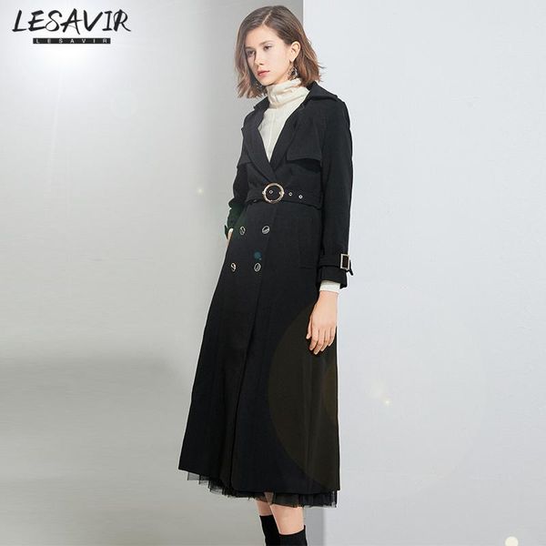 women's trench coats european and american high-end windbreaker 2021 winter high-quality solid color suit collar long temperament coat, Tan;black
women's trench coats european and american high-end windbreaker 2021 winter high-quality solid color suit collar long temperament coat, Tan;black