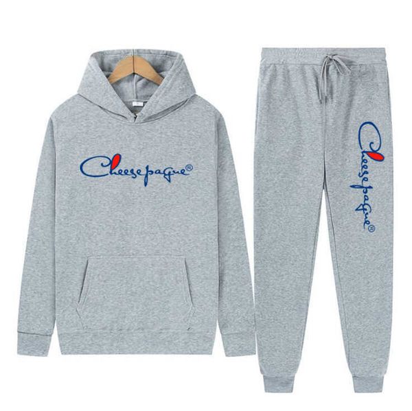 2021 men's sets hoodies+pants fleece tracksuits solid pullovers jackets sweatershirts sweatpants oversized hooded streetwear outfits, Gray
2021 men's sets hoodies+pants fleece tracksuits solid pullovers jackets sweatershirts sweatpants oversized hooded streetwear outfits, Gray