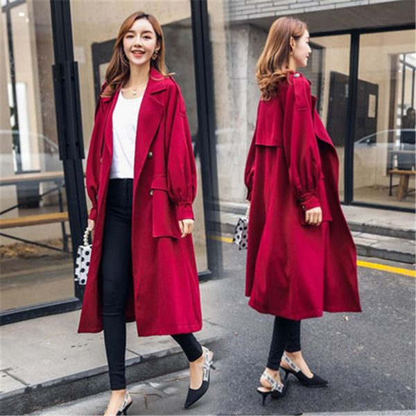 women's trench coats 2021 spring autumn korean chic coat women hong kong wind loose thin temperament long windbreaker female x512, Tan;black
women's trench coats 2021 spring autumn korean chic coat women hong kong wind loose thin temperament long windbreaker female x512, Tan;black