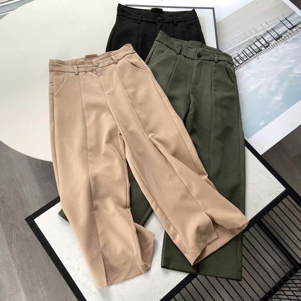 autumn casual large size base trousers women's clothing loose vintage streetwear womens pants lothes & capris, Black;white
autumn casual large size base trousers women's clothing loose vintage streetwear womens pants lothes & capris, Black;white