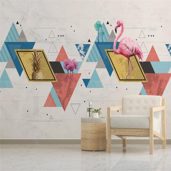wallpapers custom nordic modern minimalist geometric flamingo tv mural home decor bedroom self-adhesive wallpaper 3d wall paper
wallpapers custom nordic modern minimalist geometric flamingo tv mural home decor bedroom self-adhesive wallpaper 3d wall paper