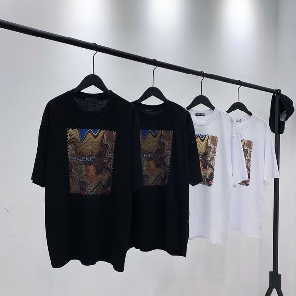 21 fashion brand spring and summer new stamp printed short sleeve round neck loose t-shirt, White
21 fashion brand spring and summer new stamp printed short sleeve round neck loose t-shirt, White
