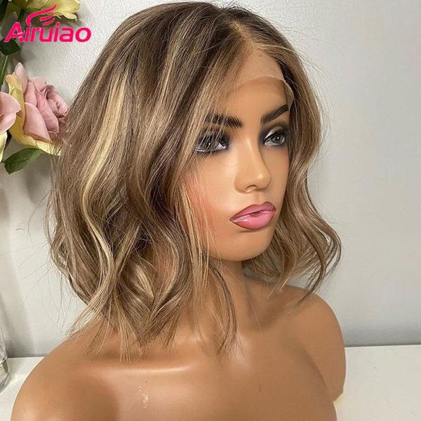 lace wigs colored highlight blonde wig human hair ombre 613 bob for black women short wavy hd preplucked with baby remy, Black;brown
lace wigs colored highlight blonde wig human hair ombre 613 bob for black women short wavy hd preplucked with baby remy, Black;brown