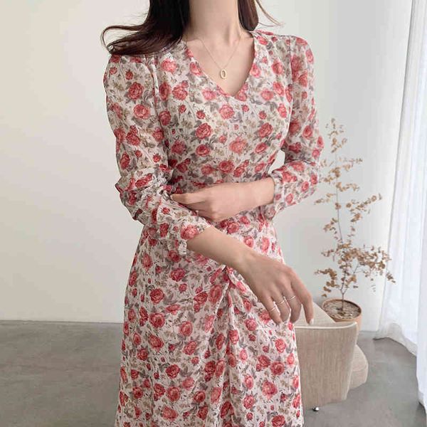 dresses summer floral print chiffon women v-neck slim waist female a-line dress chic lace up midi vestidos femme bd7s, Black;gray
dresses summer floral print chiffon women v-neck slim waist female a-line dress chic lace up midi vestidos femme bd7s, Black;gray