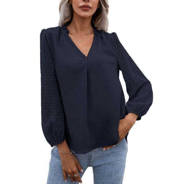 women's blouses & shirts summer autumn bubble sleeve v-neck patchwork shirt solid color female all-match blouse chic blusas y camisas c, White
women's blouses & shirts summer autumn bubble sleeve v-neck patchwork shirt solid color female all-match blouse chic blusas y camisas c, White