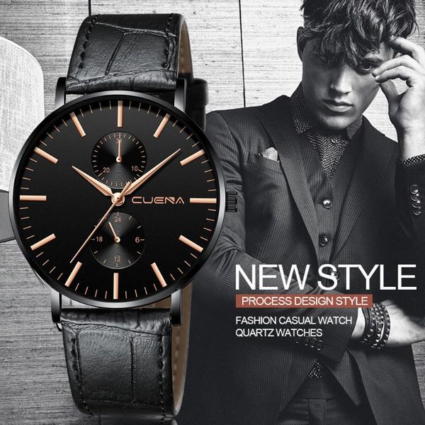 wristwatches cuena men watches relogio masculino luxury fashion men's leather military alloy analog quartz wrist watch business, Slivery;brown
wristwatches cuena men watches relogio masculino luxury fashion men's leather military alloy analog quartz wrist watch business, Slivery;brown