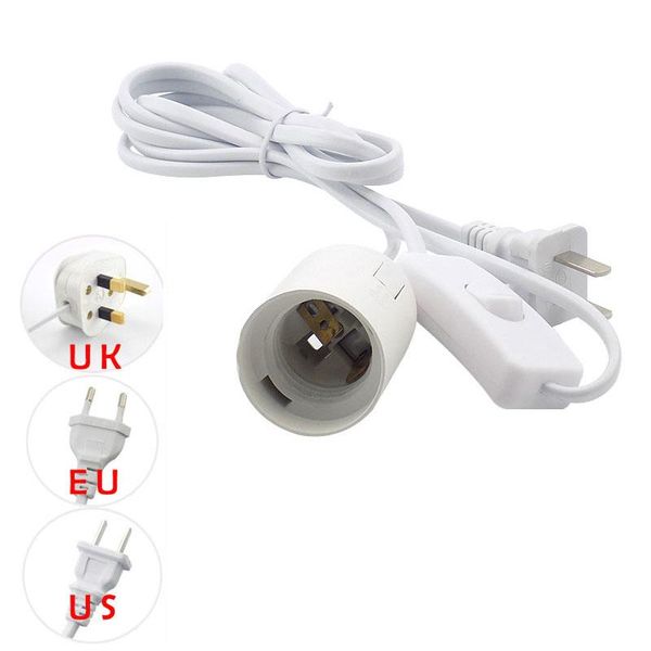 lamp holders & bases 1.8m e27 power cord base holder cable switch socket converters electric eu us uk light wire adapter for led bulb u26
lamp holders & bases 1.8m e27 power cord base holder cable switch socket converters electric eu us uk light wire adapter for led bulb u26