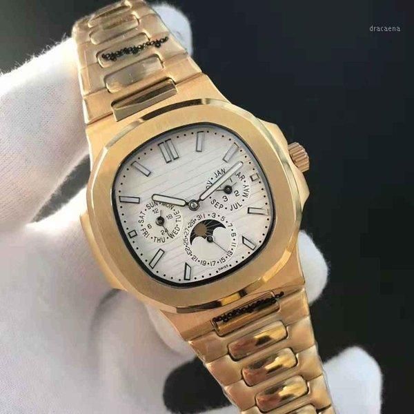 sport elegance series 5740 automatic mechanical stainless steel men's 40mm fashion waterproof watch wristwatches, Slivery;brown
sport elegance series 5740 automatic mechanical stainless steel men's 40mm fashion waterproof watch wristwatches, Slivery;brown