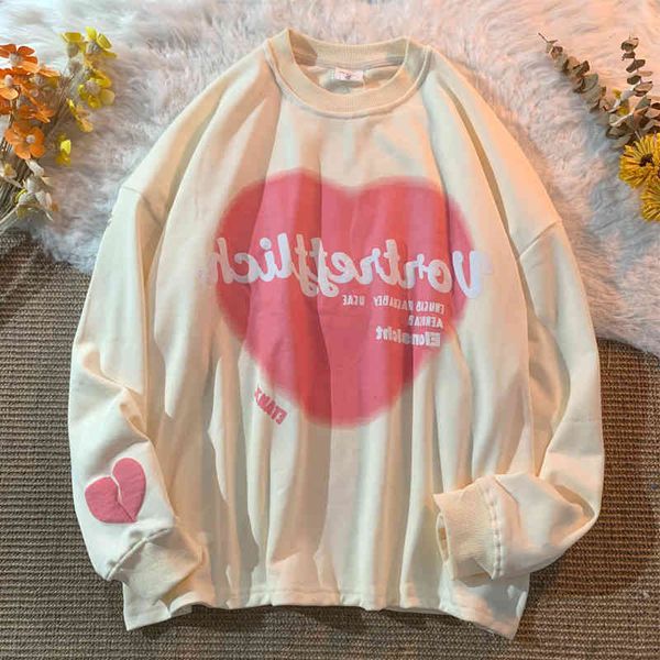 korean kawaii long sleeve round neck hoodie, japanese street clothes, romantic printing for lovers, retro style, autumn, Black
korean kawaii long sleeve round neck hoodie, japanese street clothes, romantic printing for lovers, retro style, autumn, Black
