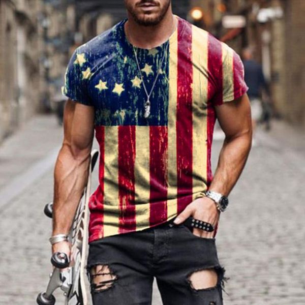 men's t-shirts men usa flag t-shirt independence day short sleeve loose round neck tees retro america pattern streetwear clothing 2021, White;black
men's t-shirts men usa flag t-shirt independence day short sleeve loose round neck tees retro america pattern streetwear clothing 2021, White;black