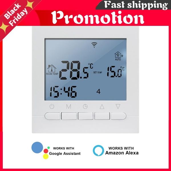 smart home control 16a/3a ac 220v wifi thermostat water/electric heating system floor temperature controller with app
smart home control 16a/3a ac 220v wifi thermostat water/electric heating system floor temperature controller with app