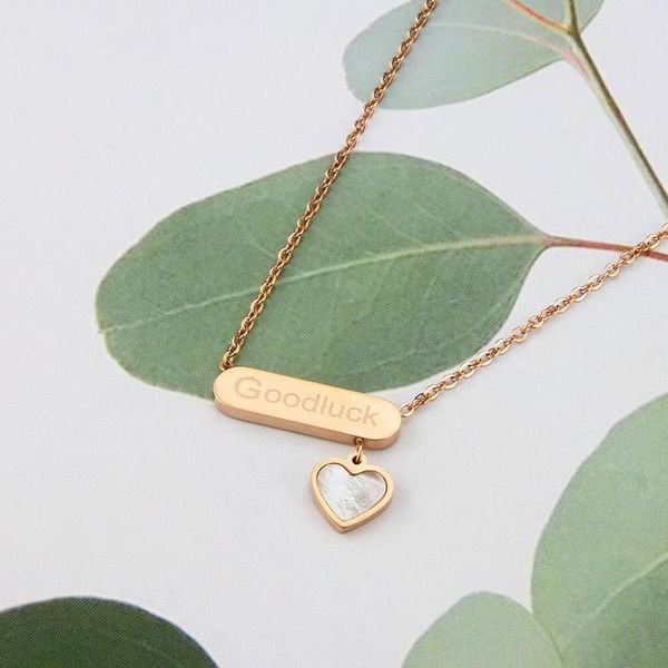 pendant necklaces allme korean white shell star coin necklace for women rose gold sector link chain titanium steel jewellery, Silver
pendant necklaces allme korean white shell star coin necklace for women rose gold sector link chain titanium steel jewellery, Silver