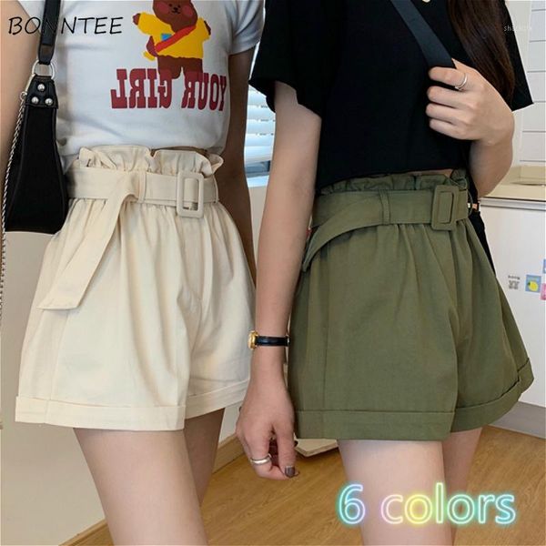 shorts women 6 colors chic summer ruffles korean simple all-match college girls short daily high waist lovely womens women's, White;black
shorts women 6 colors chic summer ruffles korean simple all-match college girls short daily high waist lovely womens women's, White;black